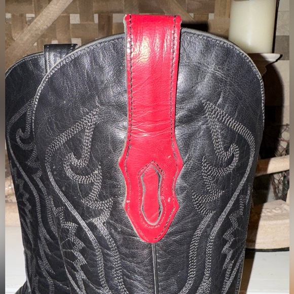 Corral Genuine Goat Skin Leather cowboy boots. GREAT EMBROIDERY Size 10 D VGUC. - Picture 4 of 14